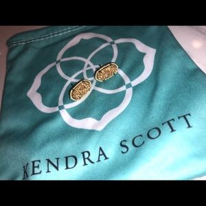KENDRA SCOTT GOLD DRUZY STUDS